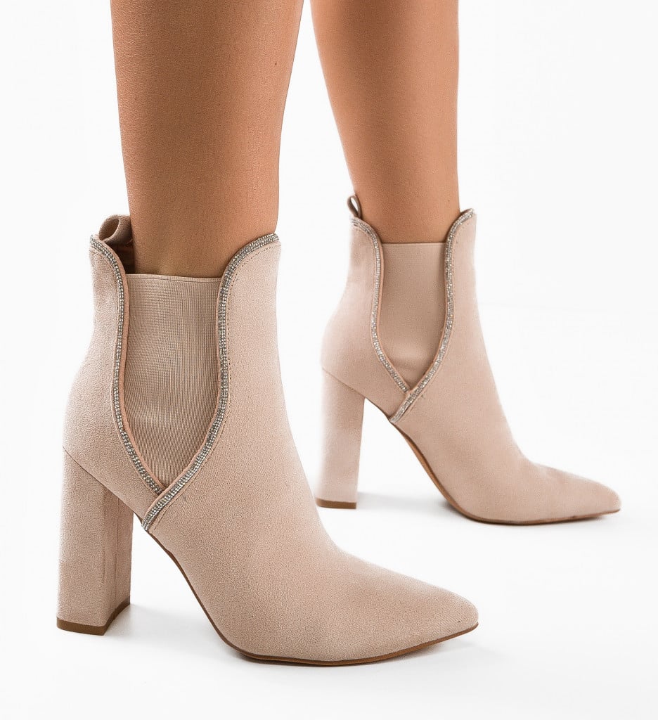 Botine dama Mckay Nude - 1 | YEO