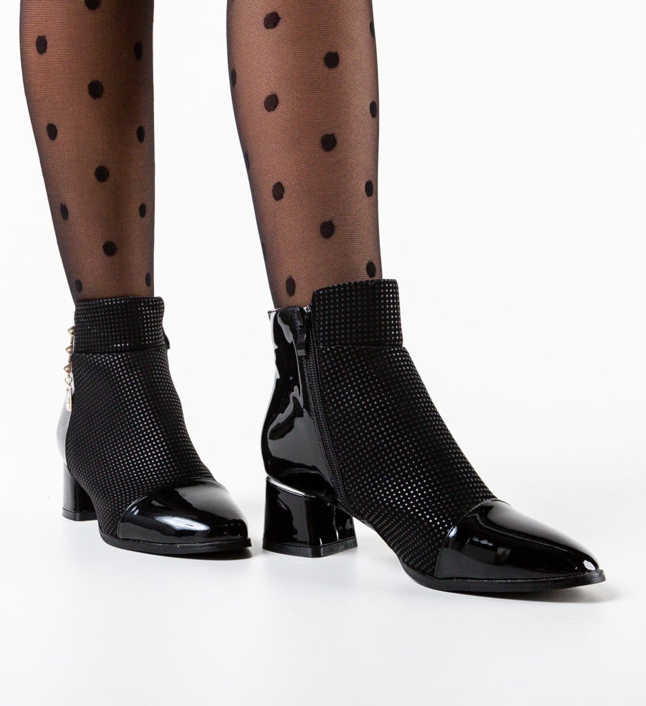 Botine dama Moesha Negre - 1 | YEO