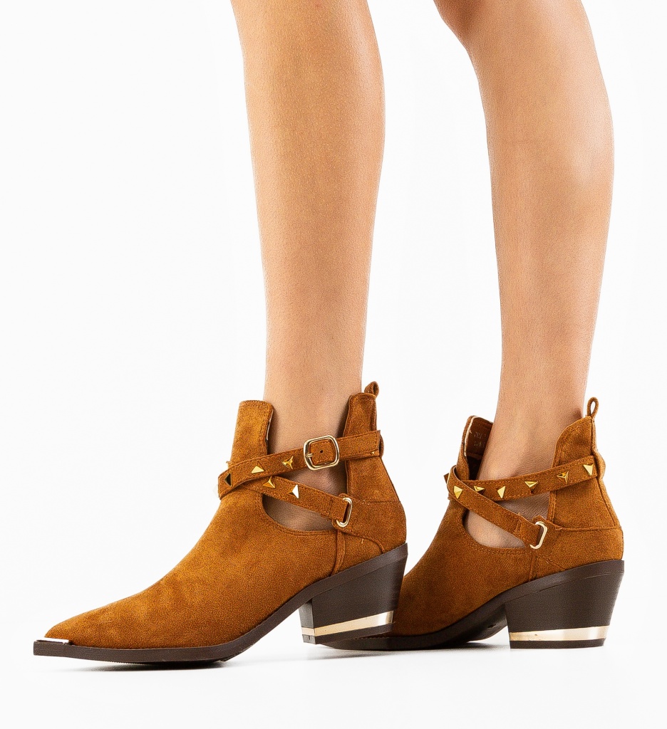 Botine dama Qamar Camel - 1 | YEO