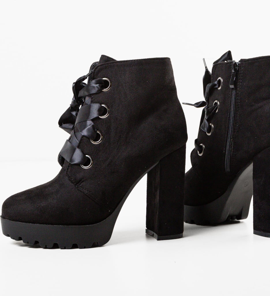 Botine dama Rezista Negre - 4 | YEO