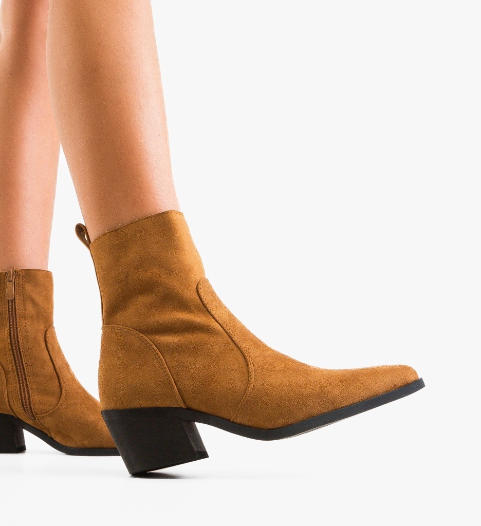 Botine dama Rhiann Camel