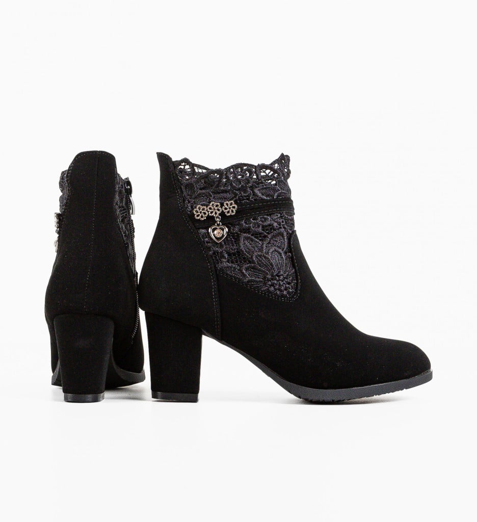 Botine dama Shah Negre - 4 | YEO