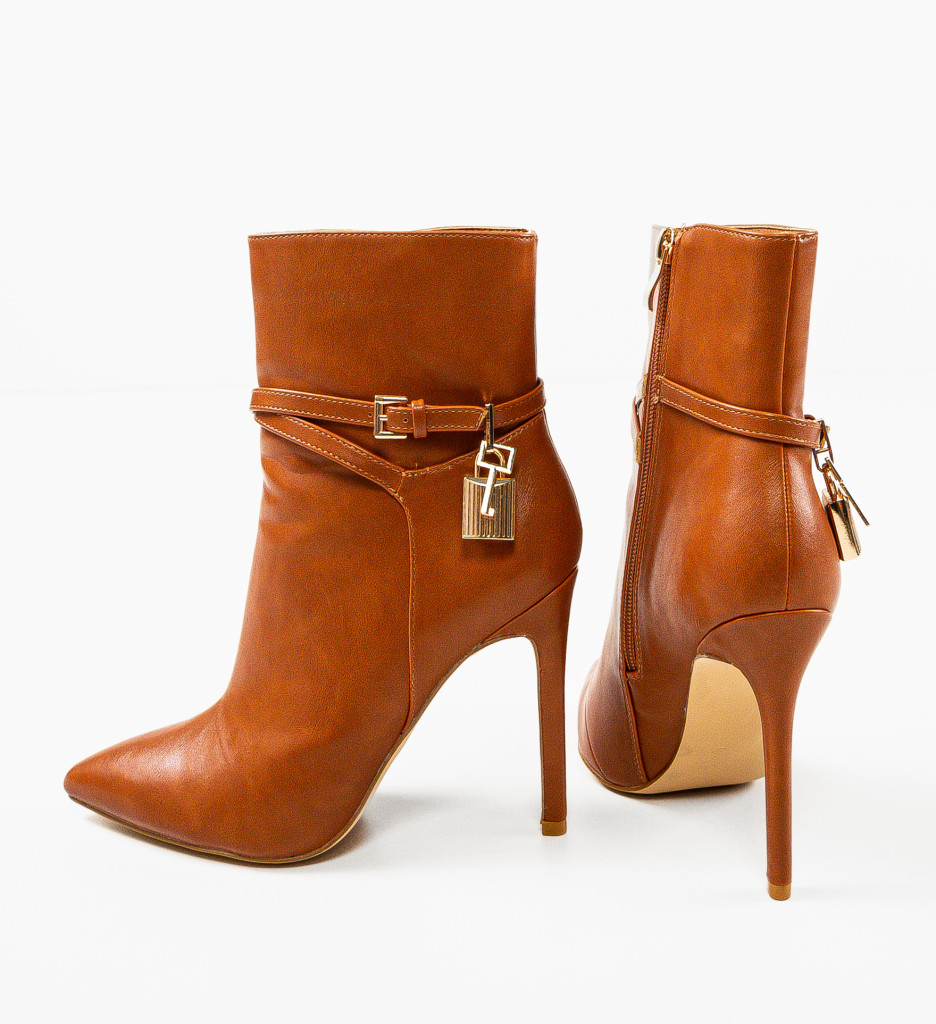 Botine dama Sharkbay Camel - 5 | YEO