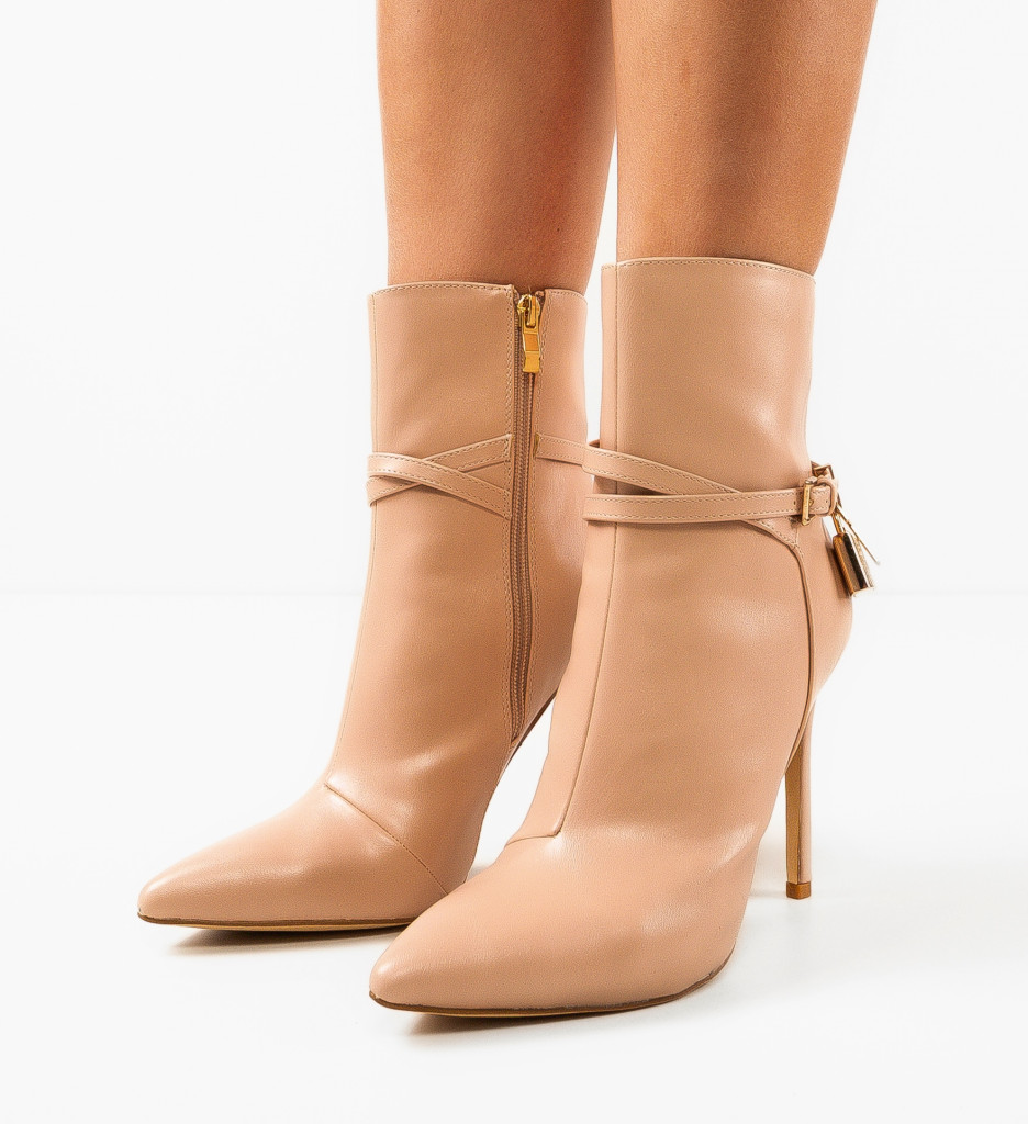 Botine dama Sharkbay Nude - 3 | YEO