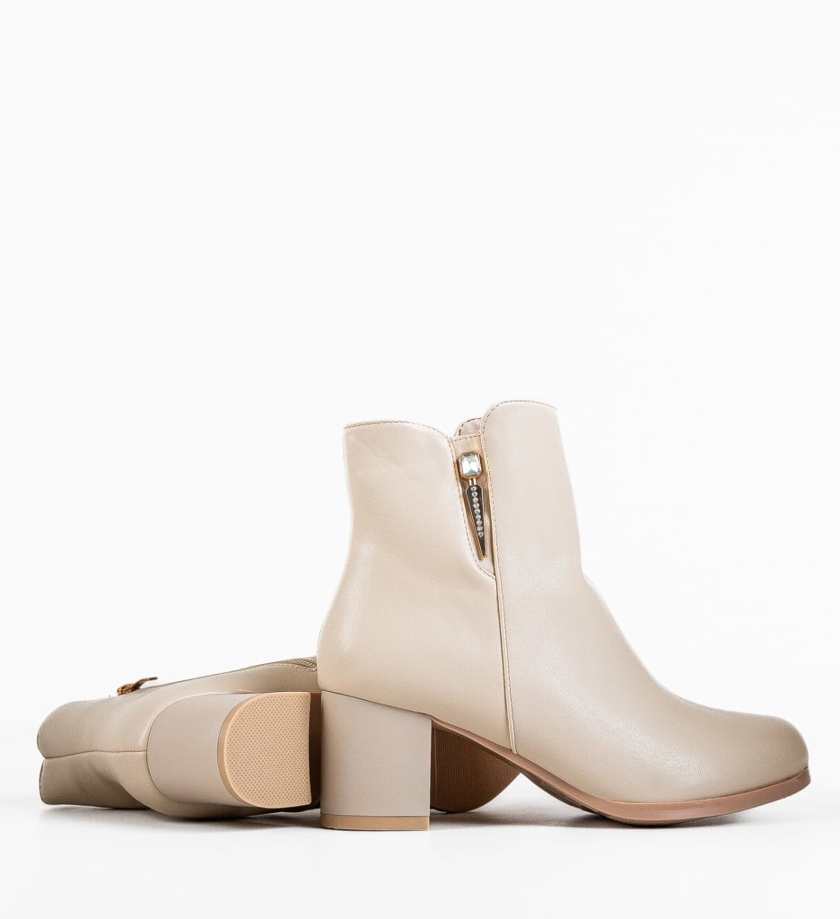 Botine dama Symon Bej - 3 | YEO