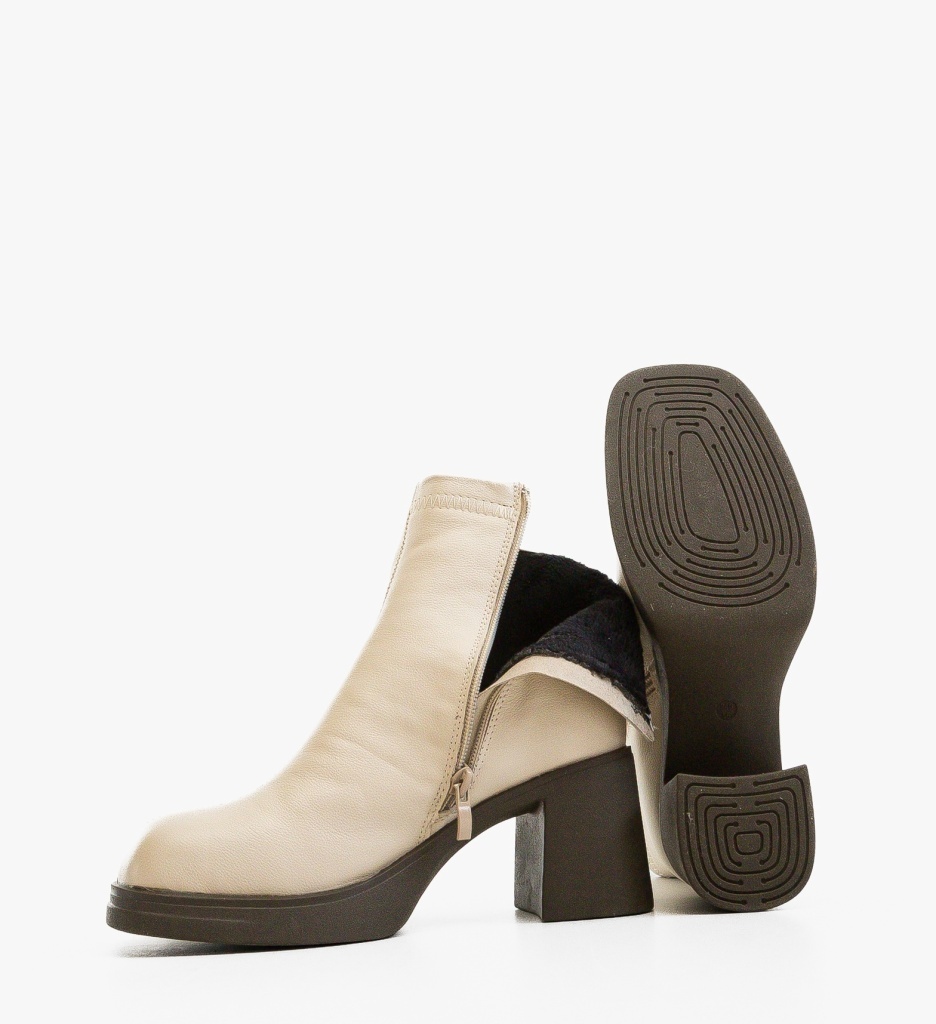 Botine dama Tafta Bej - 4 | YEO