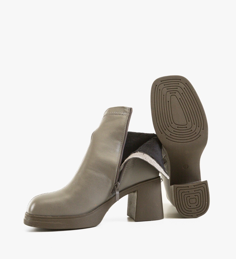 Botine dama Tafta Gri - 1 | YEO