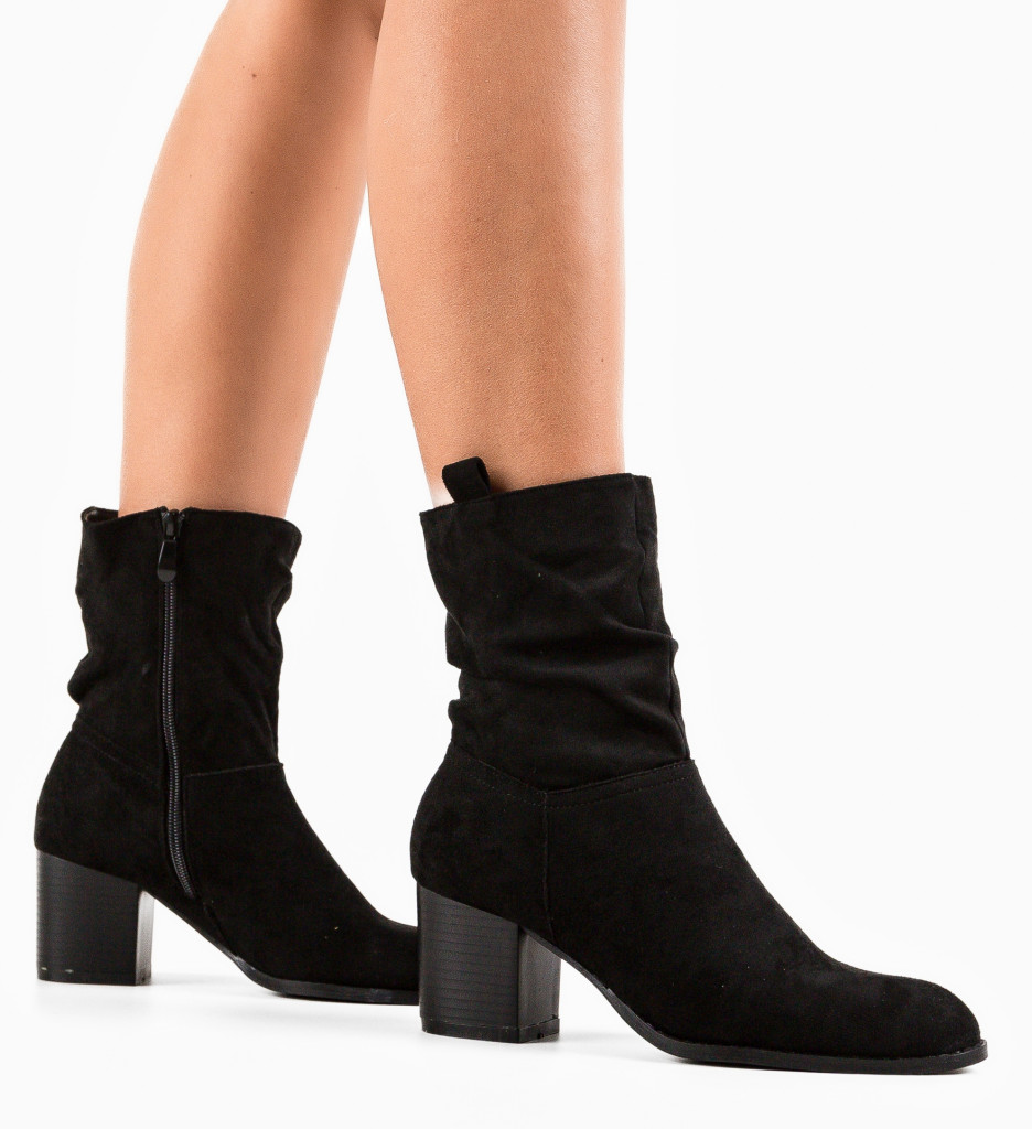 Botine dama Tasni Negre - 1 | YEO