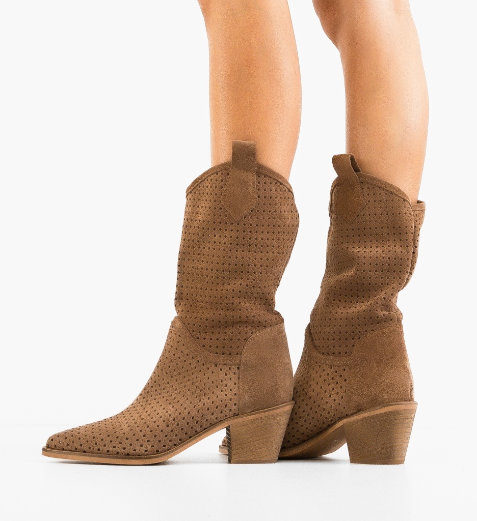 Botine dama Tersa Camel - 1 | YEO