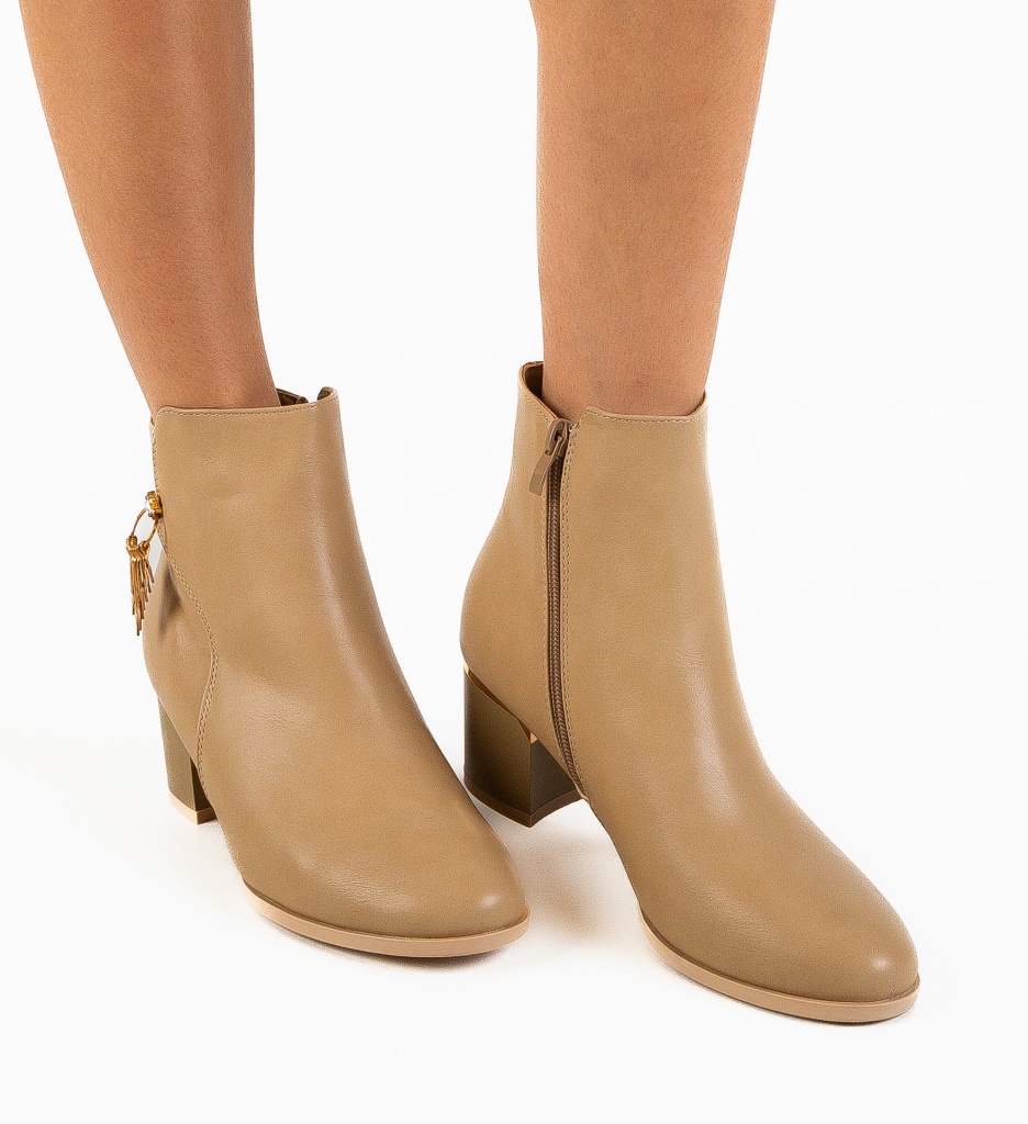 Botine dama Tovia Khaki - 1 | YEO