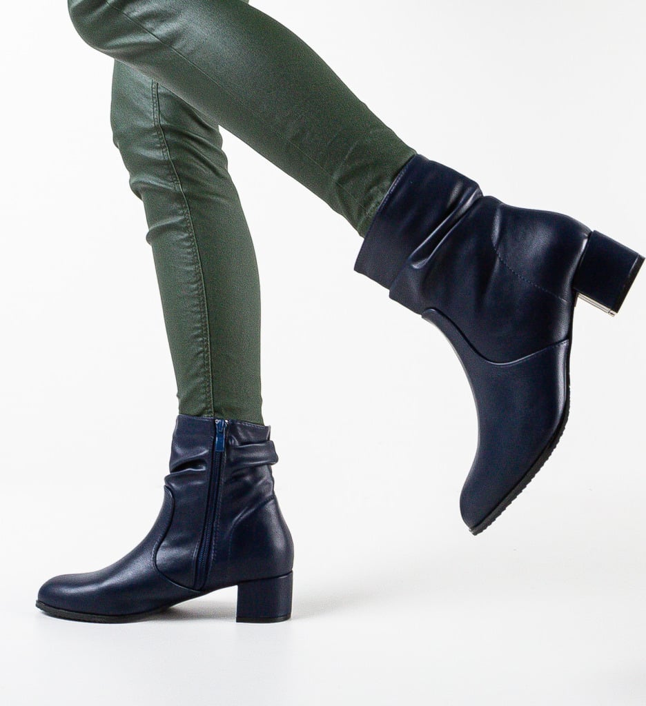 Botine dama Vigon Bleumarin - 1 | YEO