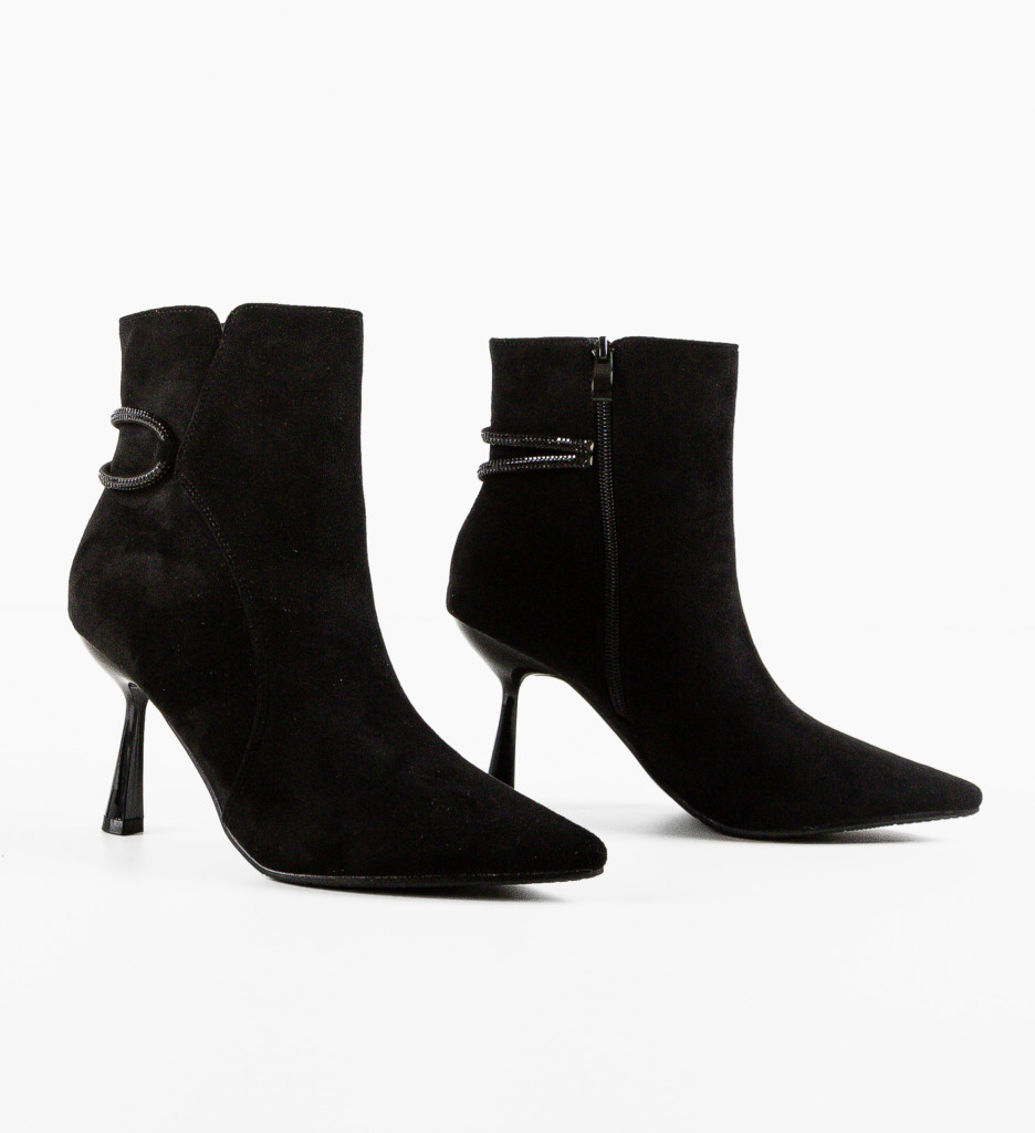 Poze Botine dama Youse Negre depurtat.ro 