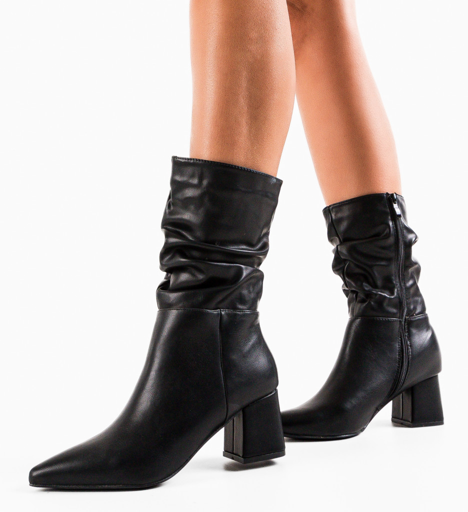 Botine dama Zain Negre - 2 | YEO