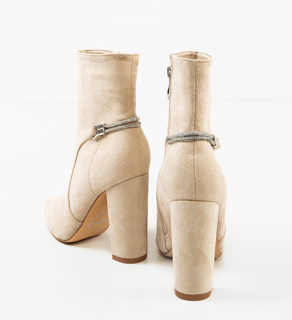 Botine dama Zaire Bej - 6 | YEO