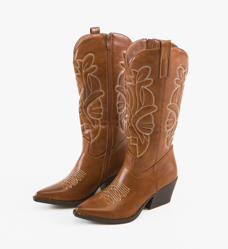 Cizme dama Austin Camel - 3 | YEO