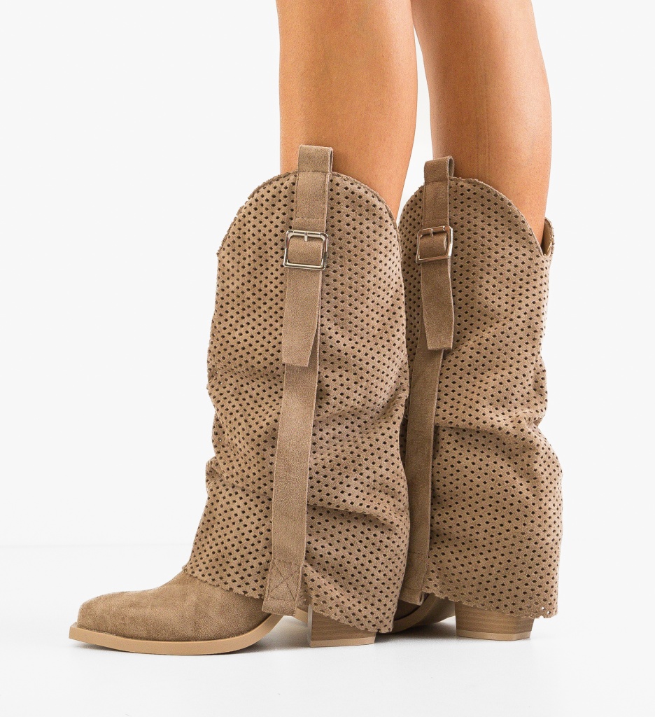 Cizme dama Everett Khaki - 2 | YEO