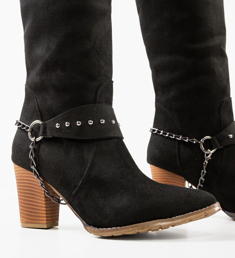 Poze Cizme dama Grega Negre depurtat.ro 