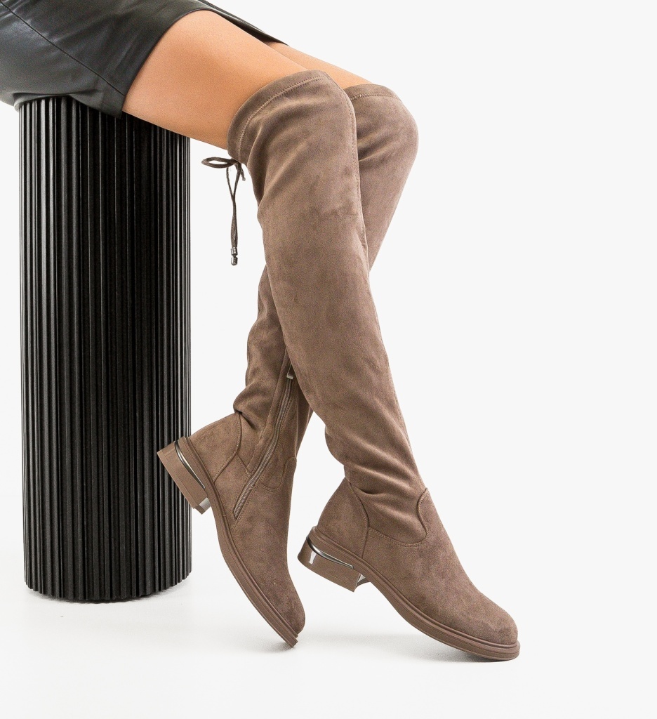 Cizme dama Narko Khaki - 4 | YEO