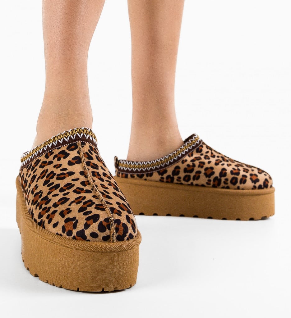 Cizme tip Ug Hamzaro Animal Print - 2 | YEO