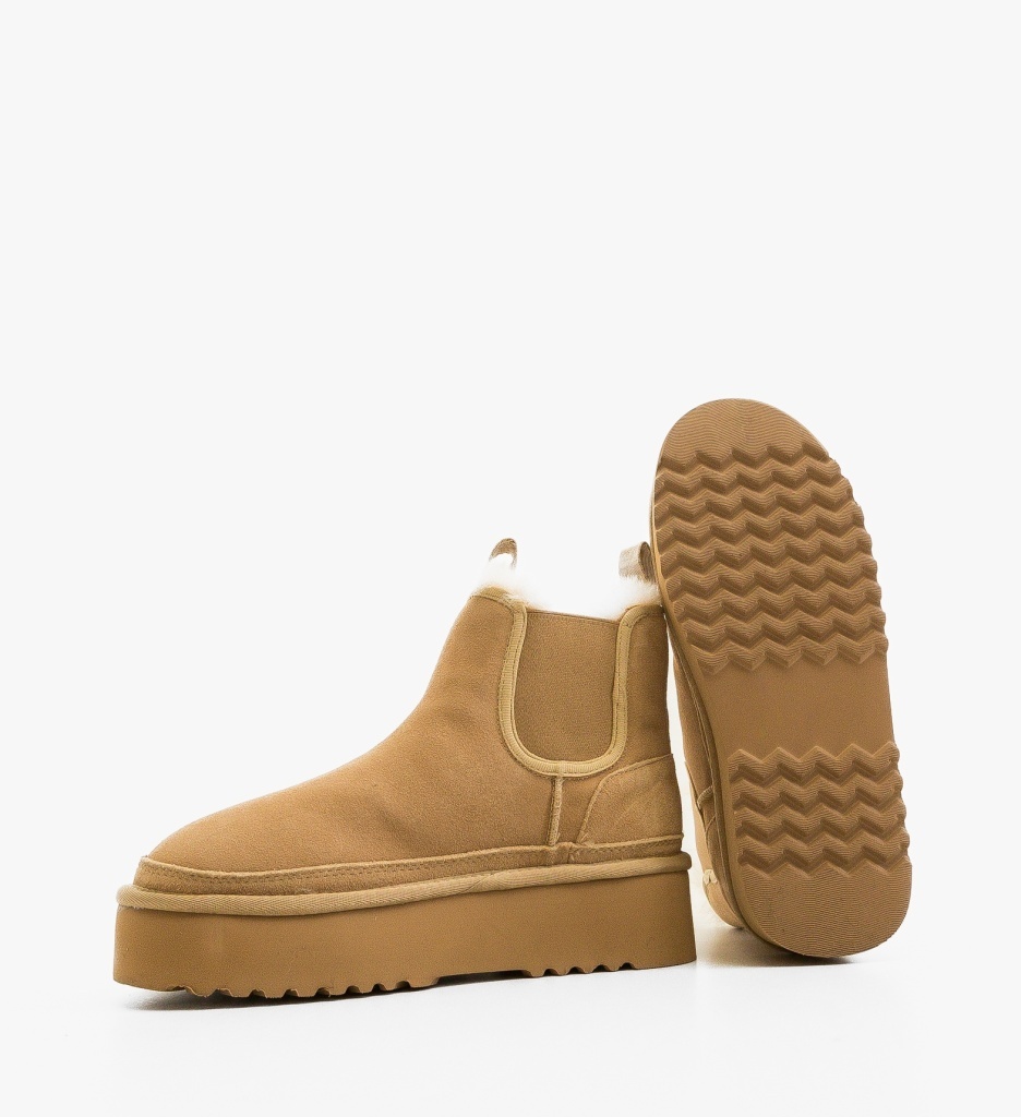 Cizme tip Ug Heniz Bej - 3 | YEO