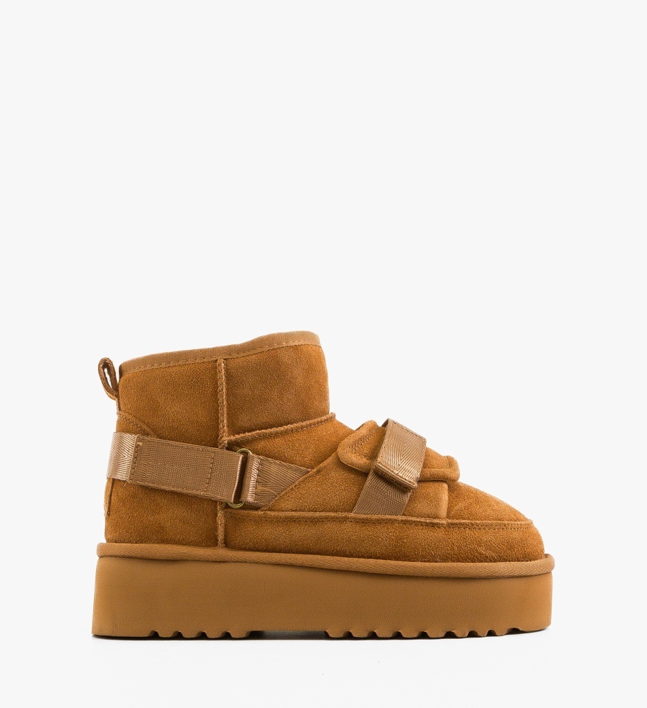 Cizme tip Ug Kaiana Camel - 5 | YEO