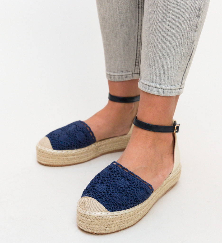 Espadrile Bonner Bleumarin - 1 | YEO