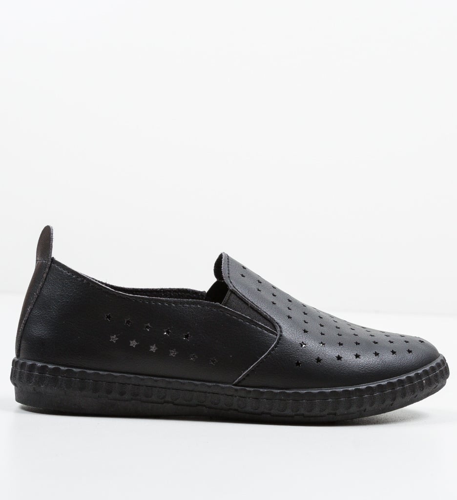 Espadrile Casual Stelars Negre - 4 | YEO