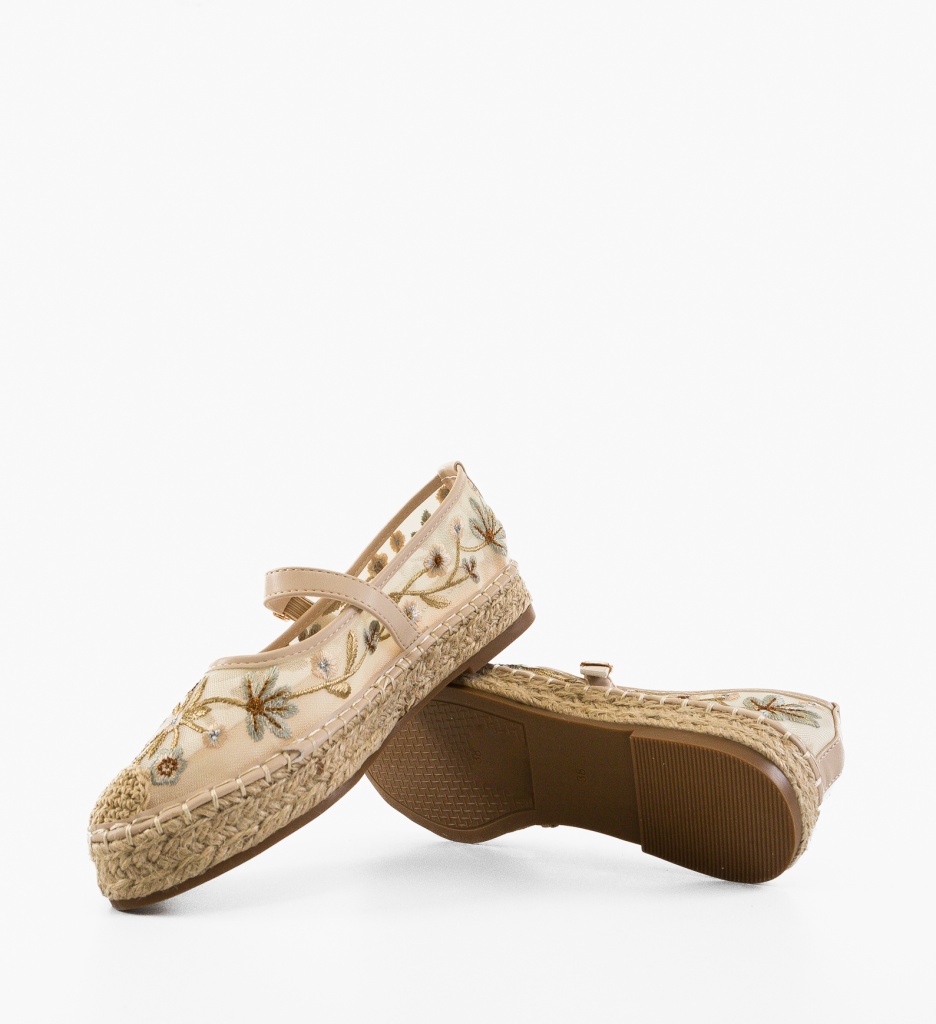 Espadrile dama Mason Bej - 3 | YEO