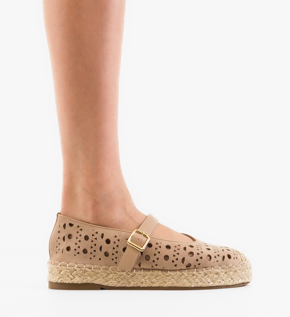 Espadrile dama Richie Khaki - 5 | YEO