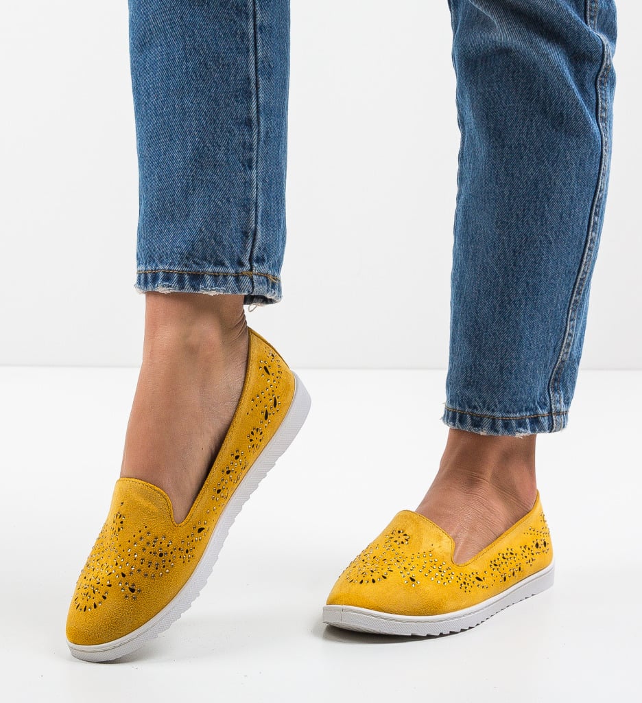 Espadrile Fred Galbene - 3 | YEO