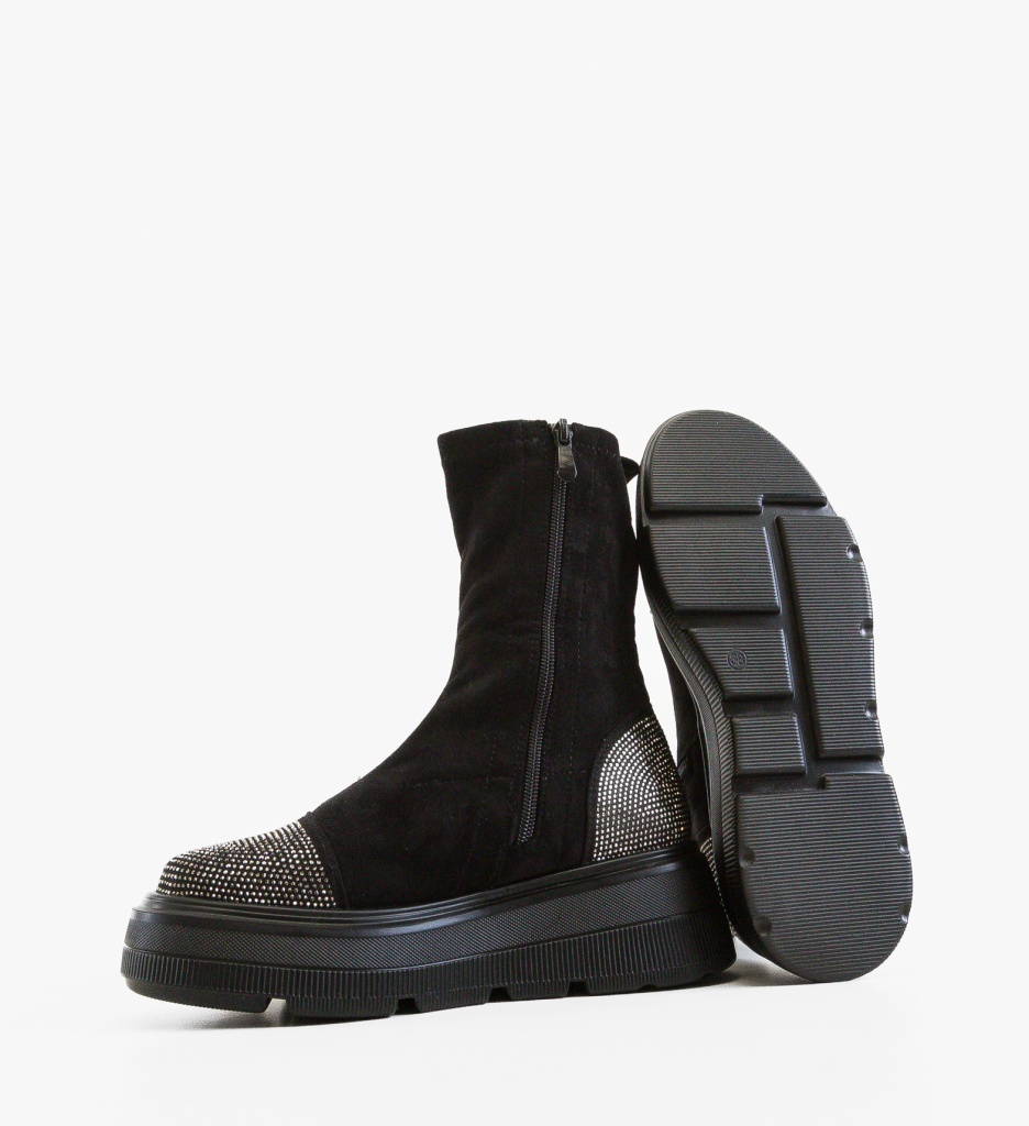 Ghete dama Boomer Negre - 4 | YEO