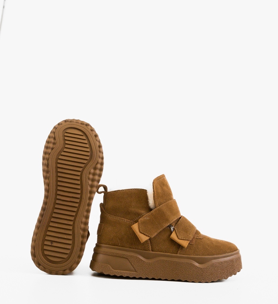 Ghete dama Patreg Camel - 5 | YEO