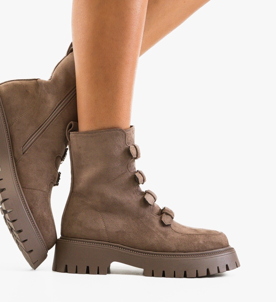 Ghete dama Rumba Khaki - 1 | YEO