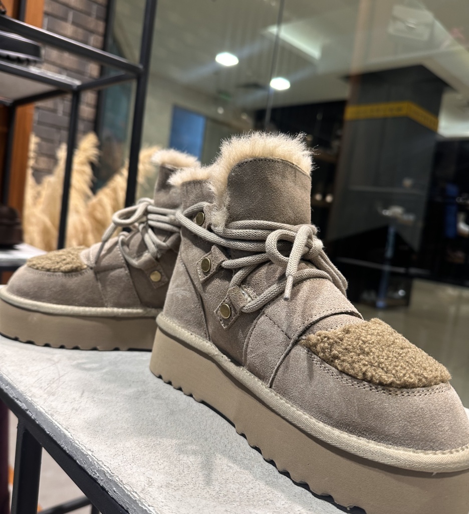 Ghete dama Viema Khaki - 2 | YEO