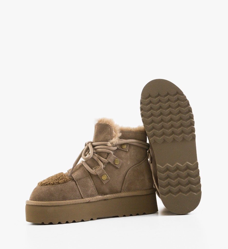Ghete dama Viema Khaki - 5 | YEO