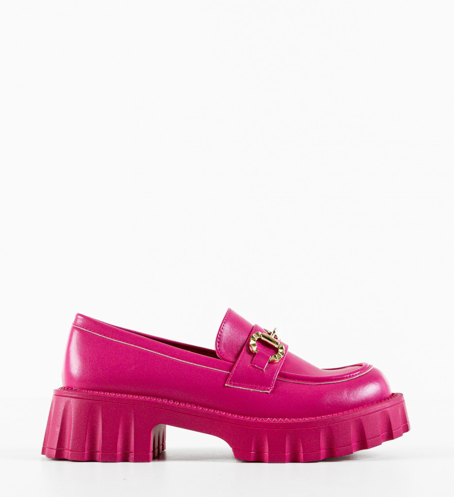 Pantofi Casual Alyena Fuchsia - 3 | YEO