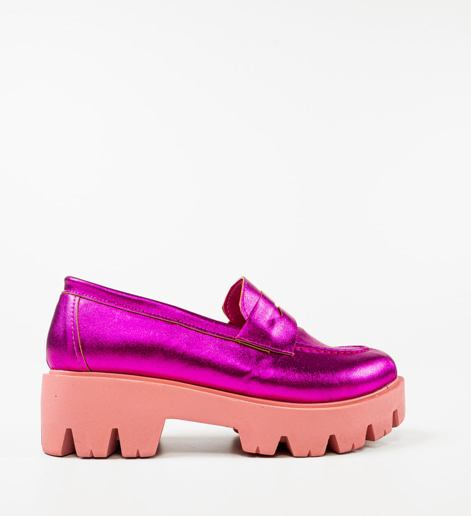 Pantofi Casual Beidar Fuchsia - 3 | YEO