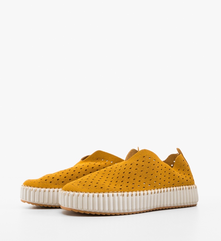 Pantofi Casual Berrt Camel - 4 | YEO