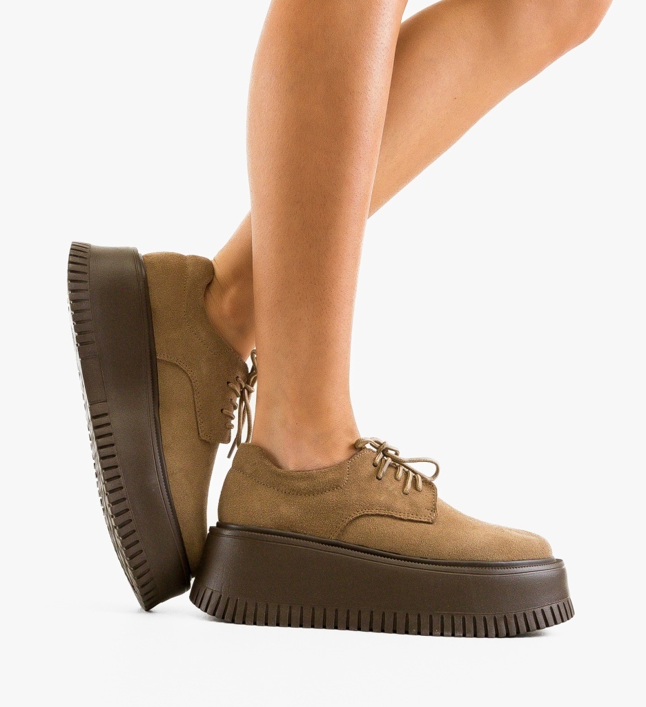 Pantofi casual dama Benve Bej