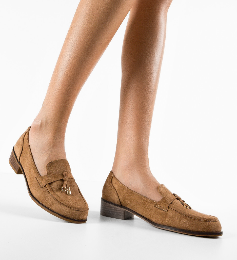 Pantofi Casual dama Godeke Camel - 4 | YEO