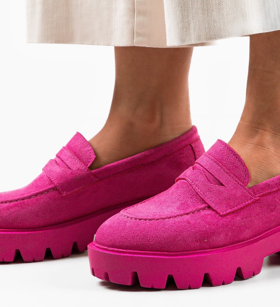 Pantofi Casual dama Gyna Fuchsia - 1 | YEO