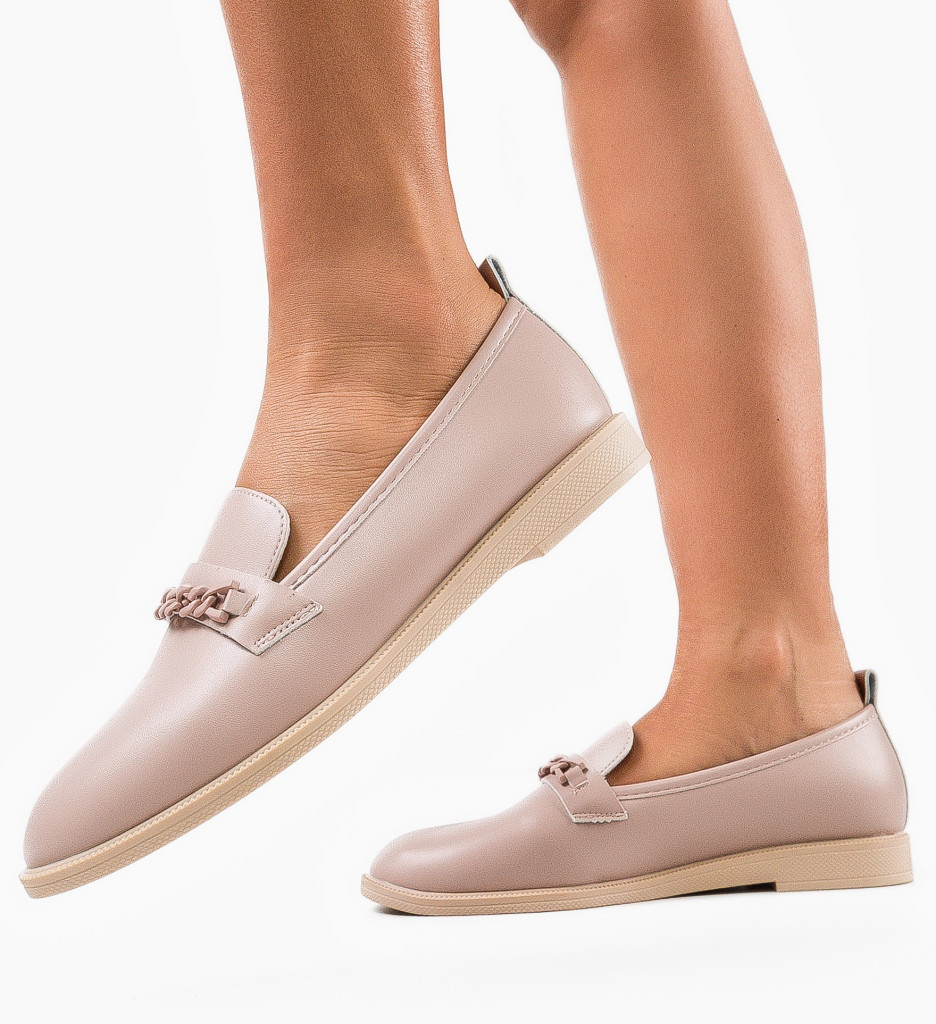 Pantofi casual dama Kalanz Nude - 2 | YEO