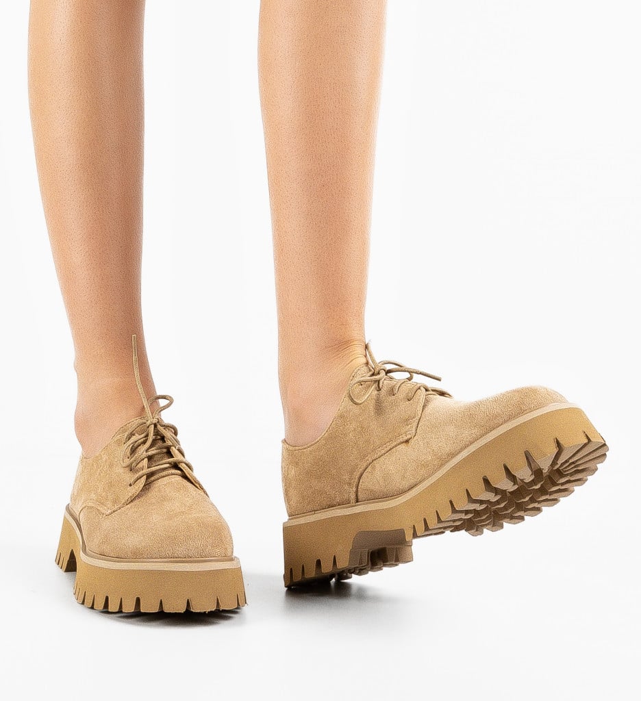 Pantofi casual dama Maisie Camel - 1 | YEO