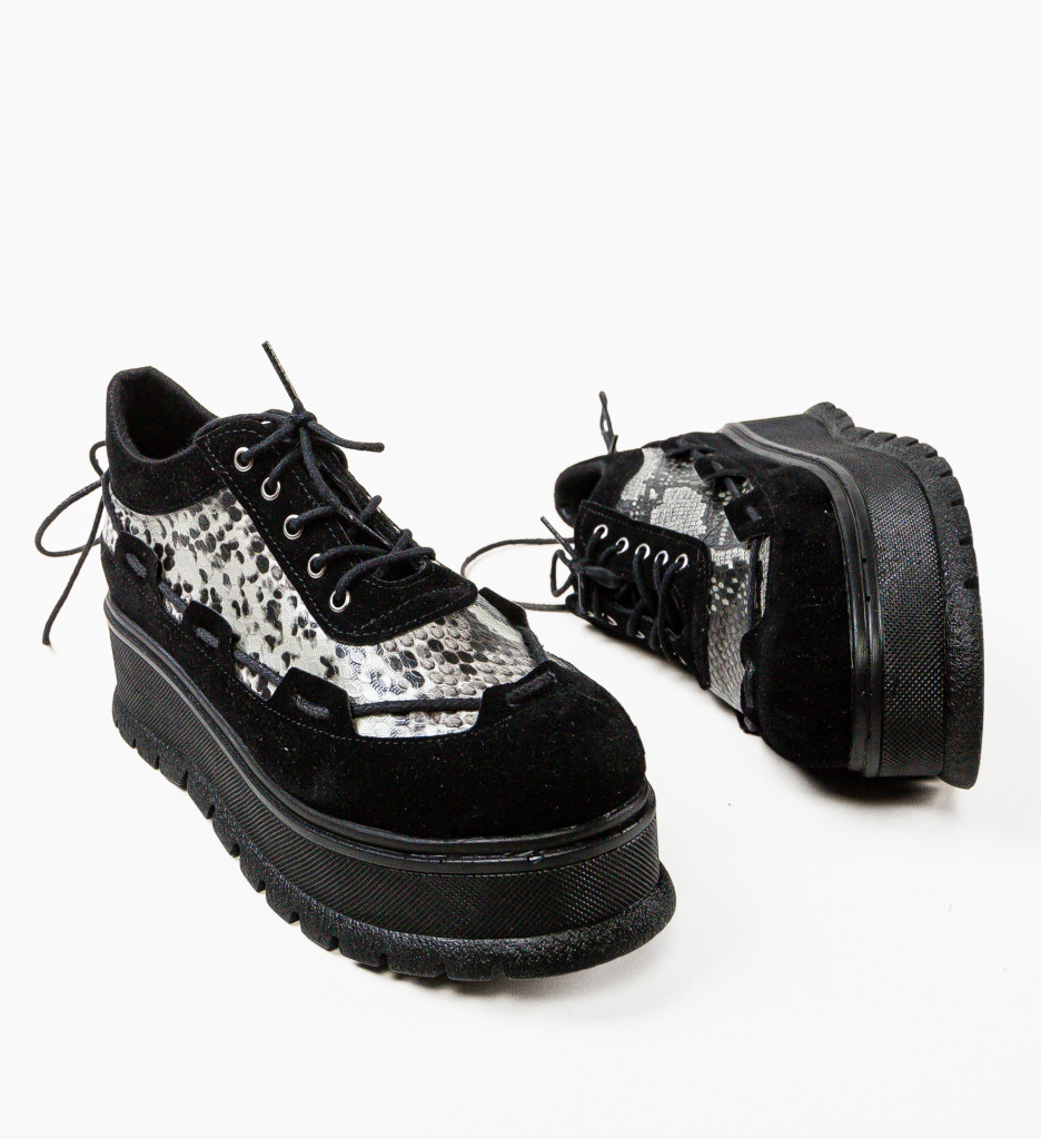 Poze Pantofi Casual Danrta Negri 2 depurtat.ro 