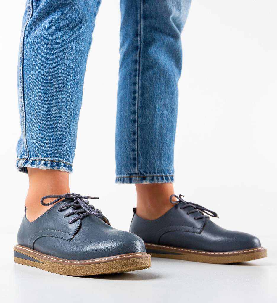 Pantofi Casual Doria Gri - 2 | YEO