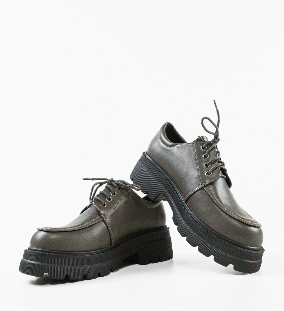 Pantofi Casual Flynn Verzi - 4 | YEO