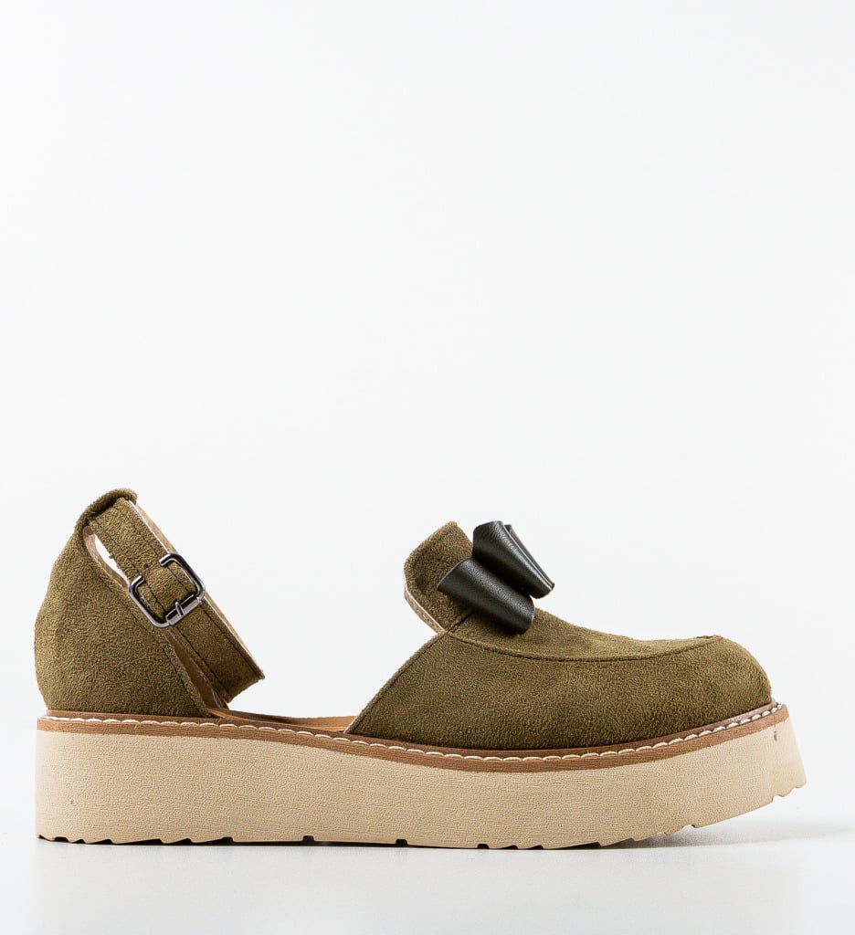 Pantofi Casual Fytyr Khaki - 4 | YEO