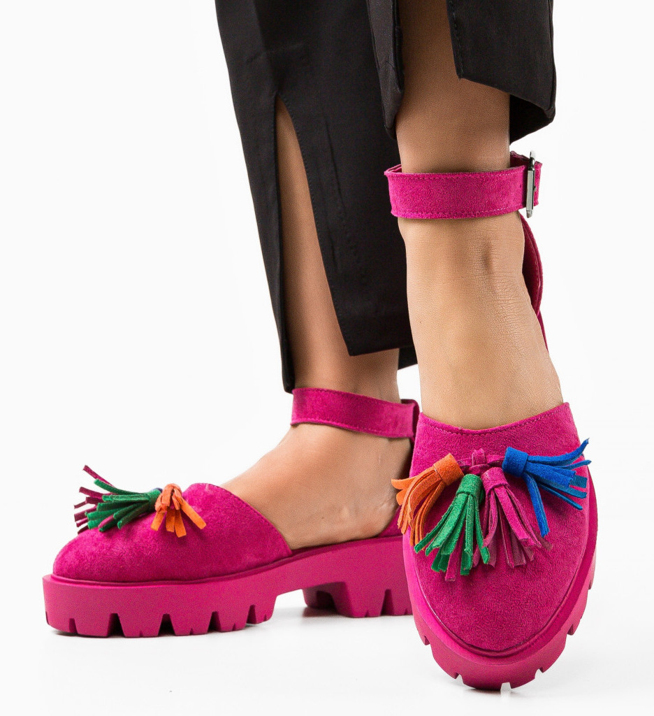 Pantofi Casual Jaila Fuchsia