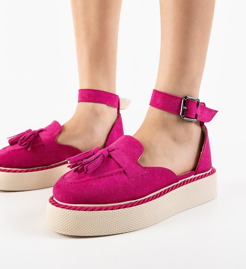 Pantofi Casual Kalin Fuchsia - 2 | YEO