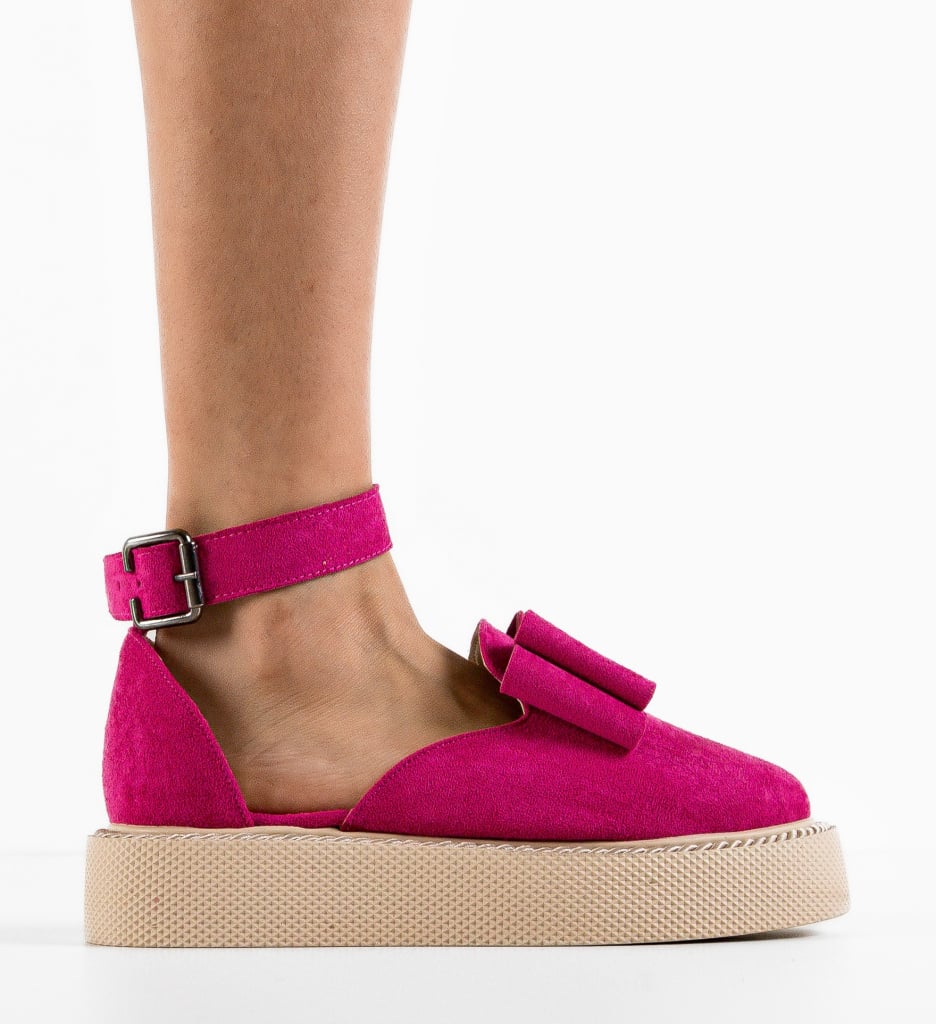 Pantofi Casual Marbo Fuchsia - 3 | YEO